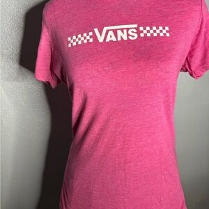 Vans Fuchsia Checkered Tee